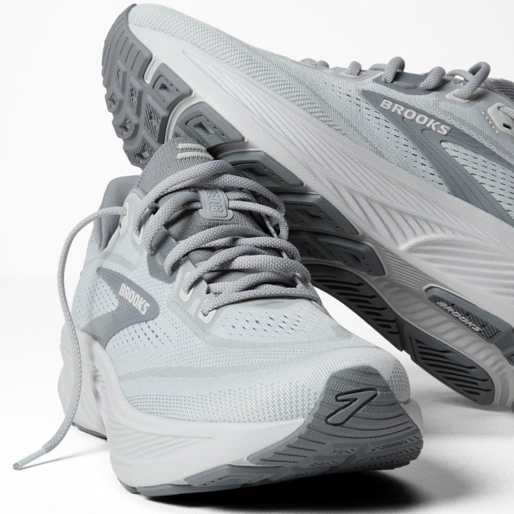 Brooks Men's Ghost 18 (Wide) - Primer Grey/Oyster Mushroom