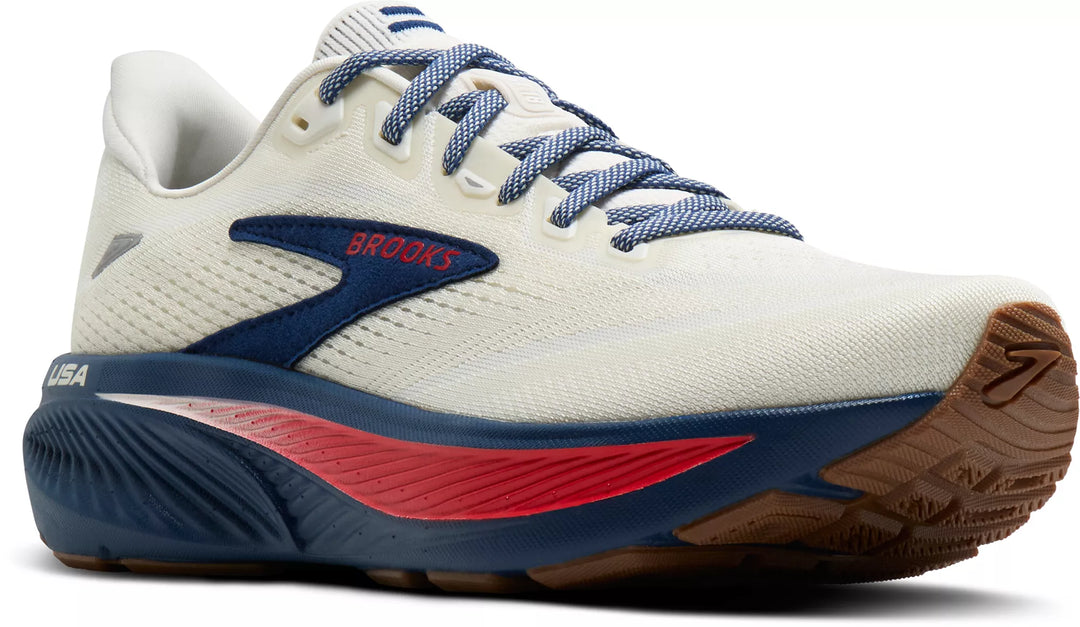 Brooks Men's Ghost 18 - Coconut/Red/Blue