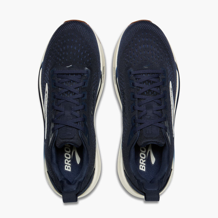 Brooks Men's Ghost Max 4 (Wide) - Navy/Navy/Biscuit