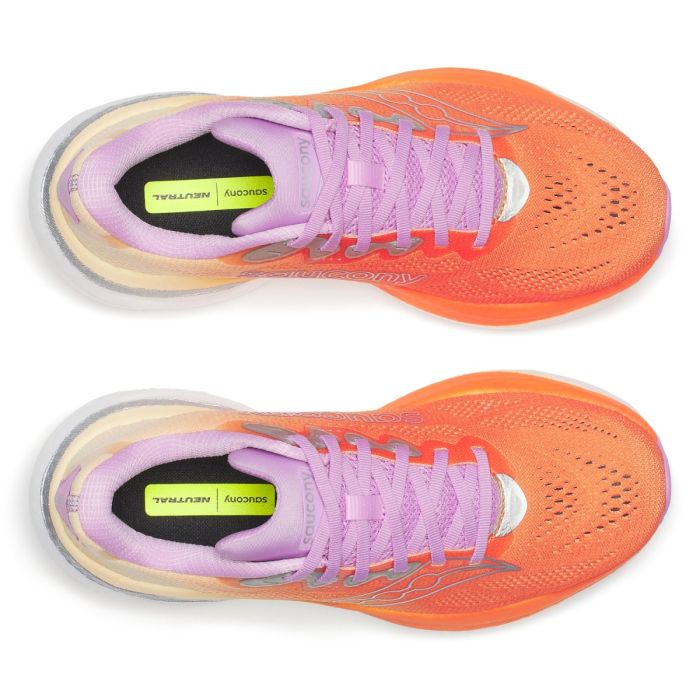 Saucony Ride 19 para mujer - Orquídea fuego