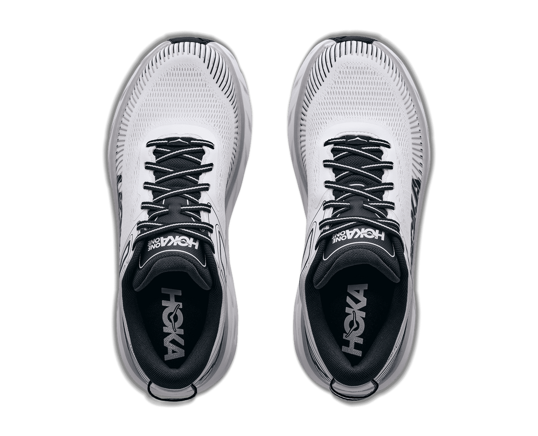 HOKA Men's Bondi 7 - WHITE / BLACK