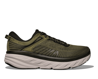 HOKA Men's Bondi 7 - WILD RYE / BLACK