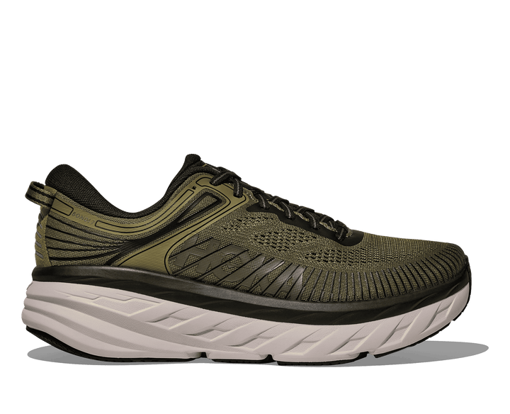 HOKA Men's Bondi 7 - WILD RYE / BLACK