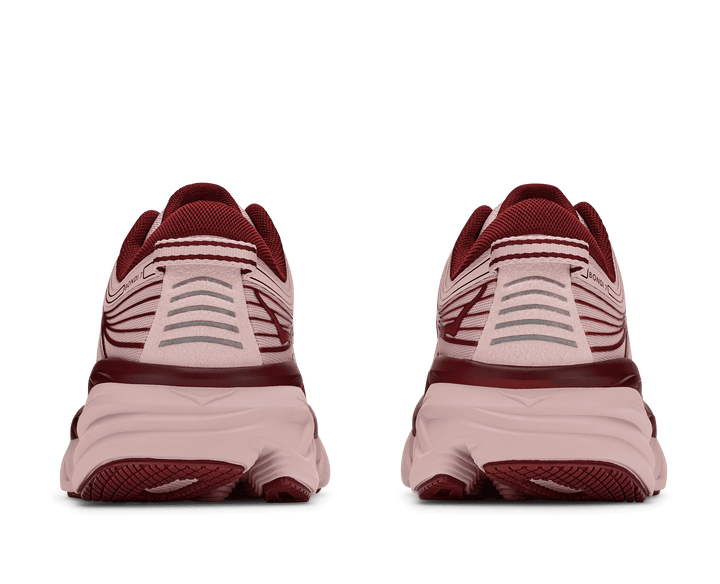 HOKA Women's Bondi 7 - PINK OPAL / VARSITY BURGUNDY