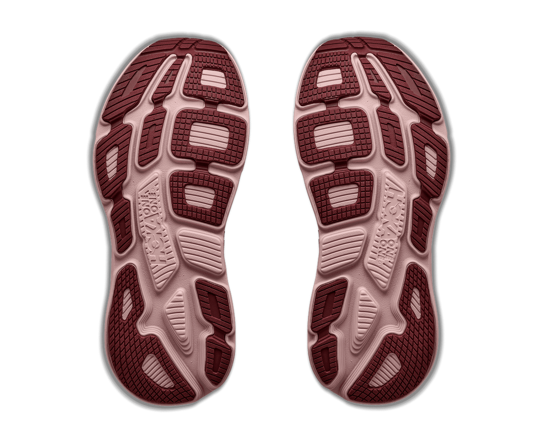 HOKA Women's Bondi 7 - PINK OPAL / VARSITY BURGUNDY