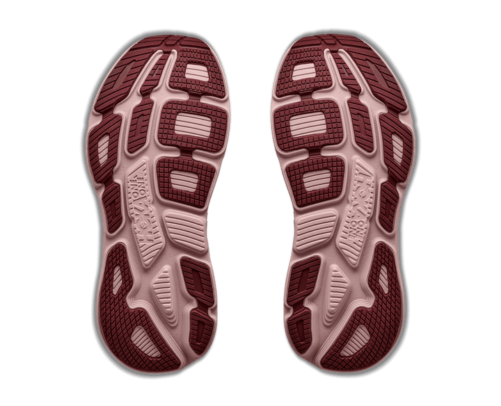 HOKA Women's Bondi 7 - PINK OPAL / VARSITY BURGUNDY
