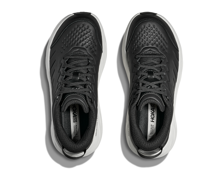 HOKA Men's Bondi SR - CARBON BLACK / WHITE