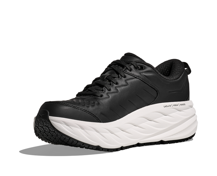 HOKA Men's Bondi SR - CARBON BLACK / WHITE