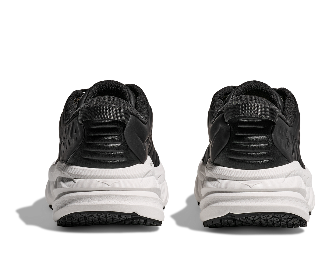 HOKA Men's Bondi SR - CARBON BLACK / WHITE