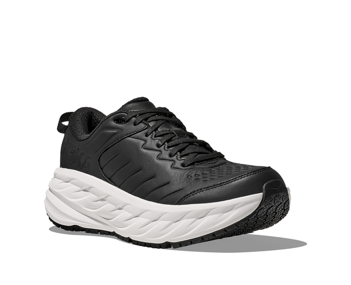HOKA Men's Bondi SR - CARBON BLACK / WHITE