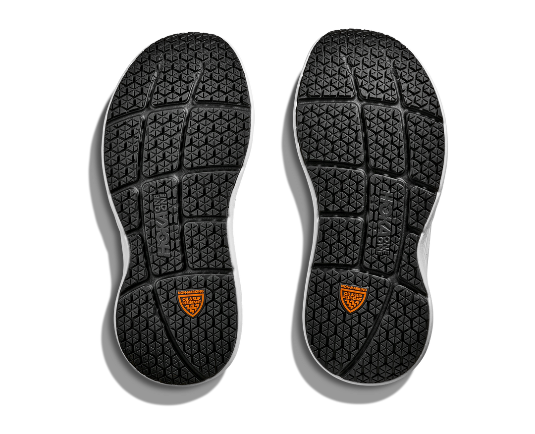 HOKA Men's Bondi SR - CARBON BLACK / WHITE