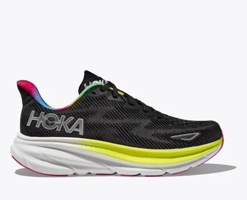 Hoka Clifton 9 para hombre - Negro / All Aboard (1127895-BAAB) 