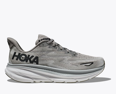 Zapatillas de deporte Hoka Clifton 9 Wide para hombre, color negro y blanco (1132210-HMBC) 
