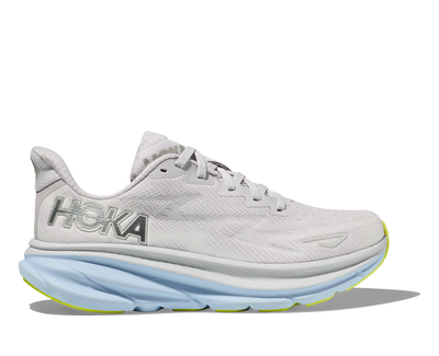 Hoka Womens Clifton 9 Wide- Nimbus Cloud/Ice Water (1132211-NCIW)