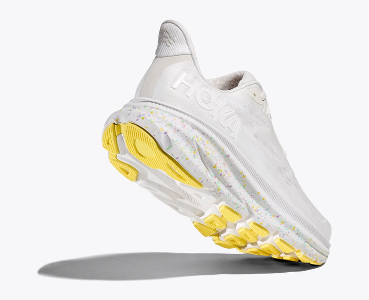 Hoka Womens Clifton 9- White/Lemonade (1127896-WTL)