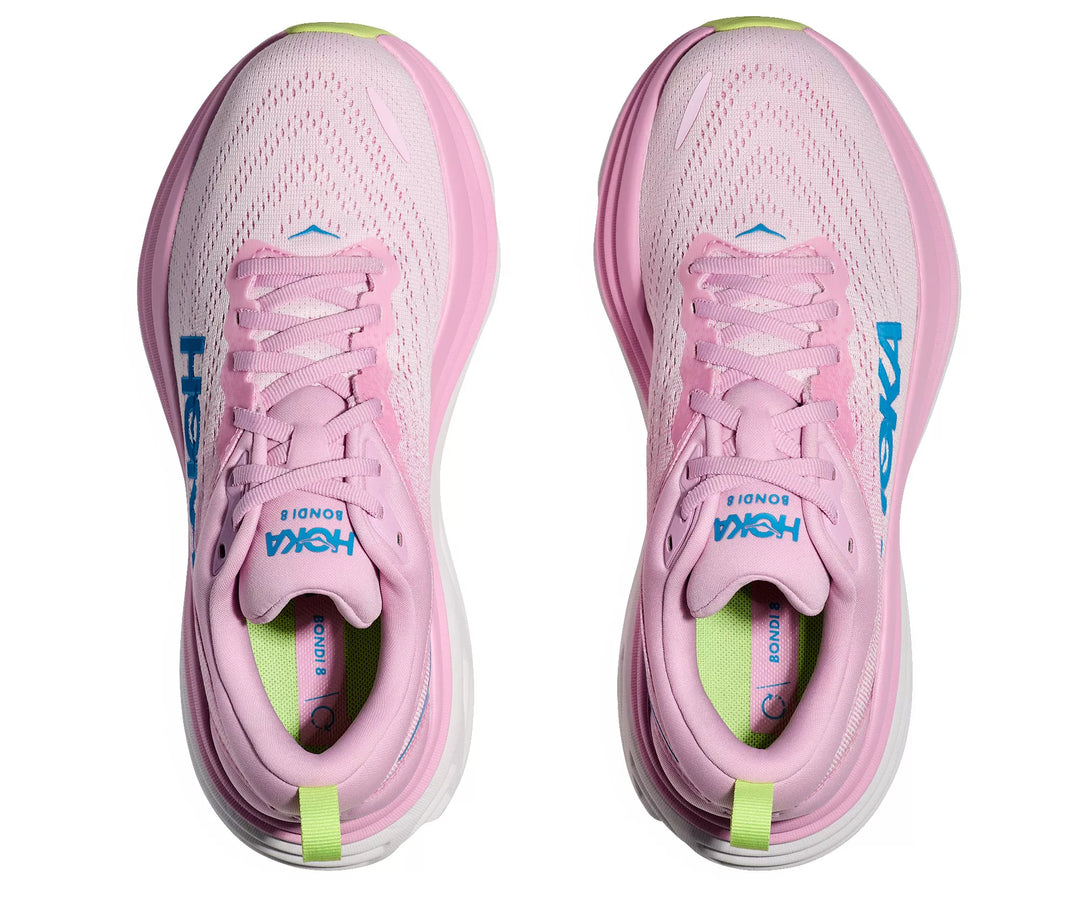 Hoka Womens Bondi 8 - Pink Twilight/Waterpark (1127952-PTWL Hoka Womens Bondi 8 - Pink Twilight/Waterpark (1127952-PTWL