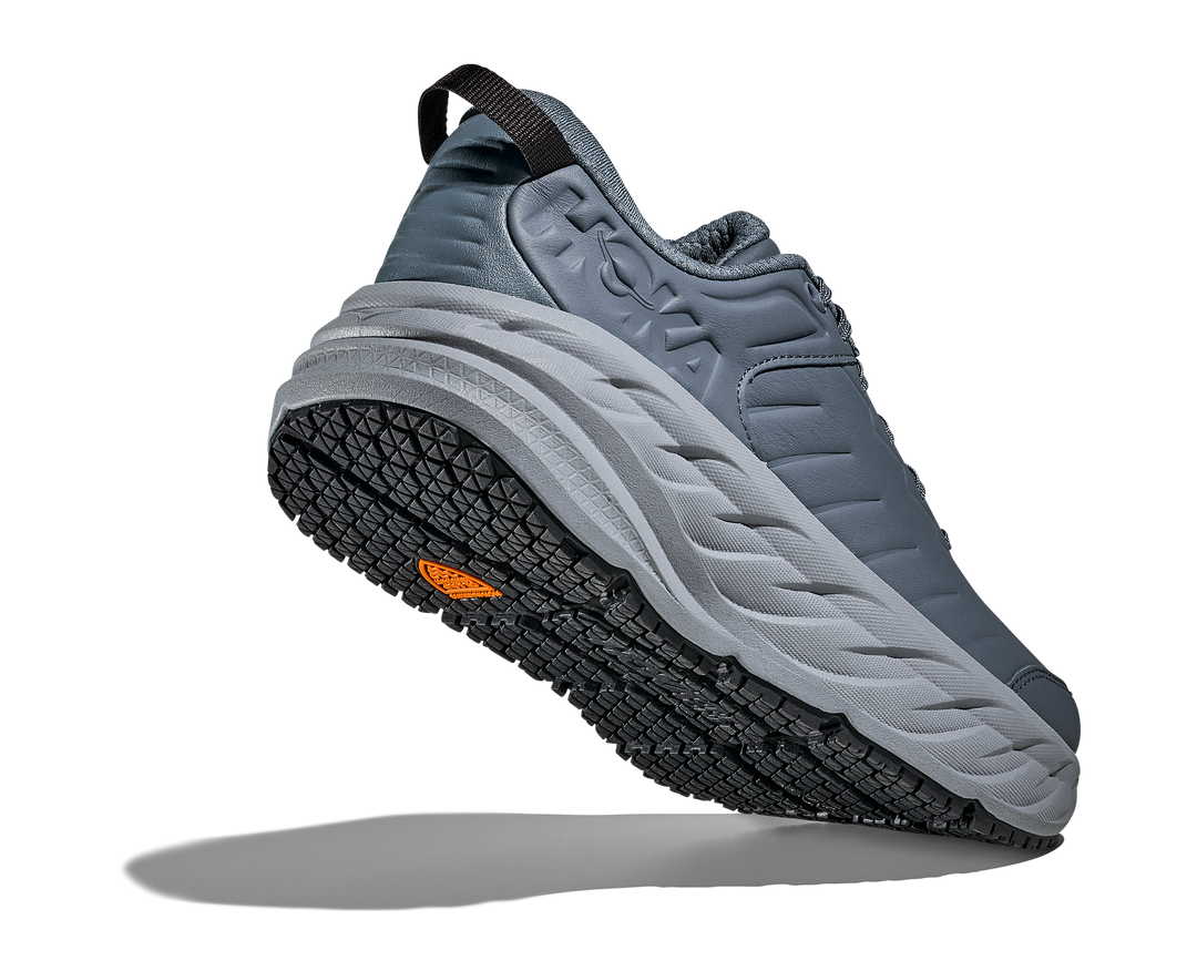 HOKA Men's Bondi SR - FADED NAVY / CARBON BLACK (Wide)