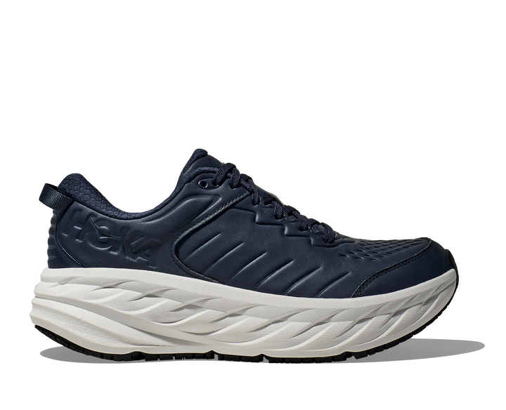 HOKA Men's Bondi SR - OUTERSPACE / WHITE (Wide)
