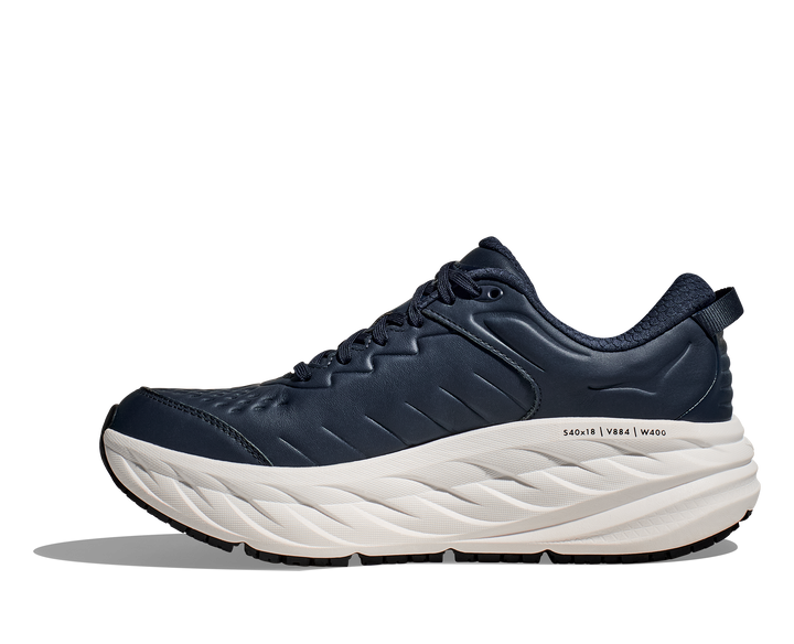 HOKA Men's Bondi SR - OUTERSPACE / WHITE (Wide)