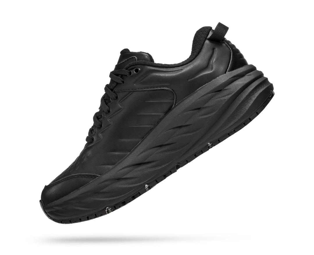 HOKA Women's Bondi SR - BLACK / BLACK (Wide)