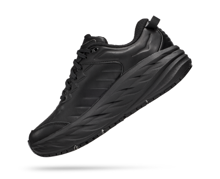 HOKA Women's Bondi SR - BLACK / BLACK (Wide)