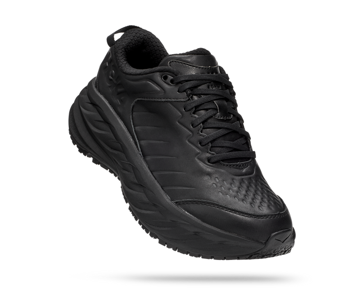 HOKA Women's Bondi SR - BLACK / BLACK (Wide)