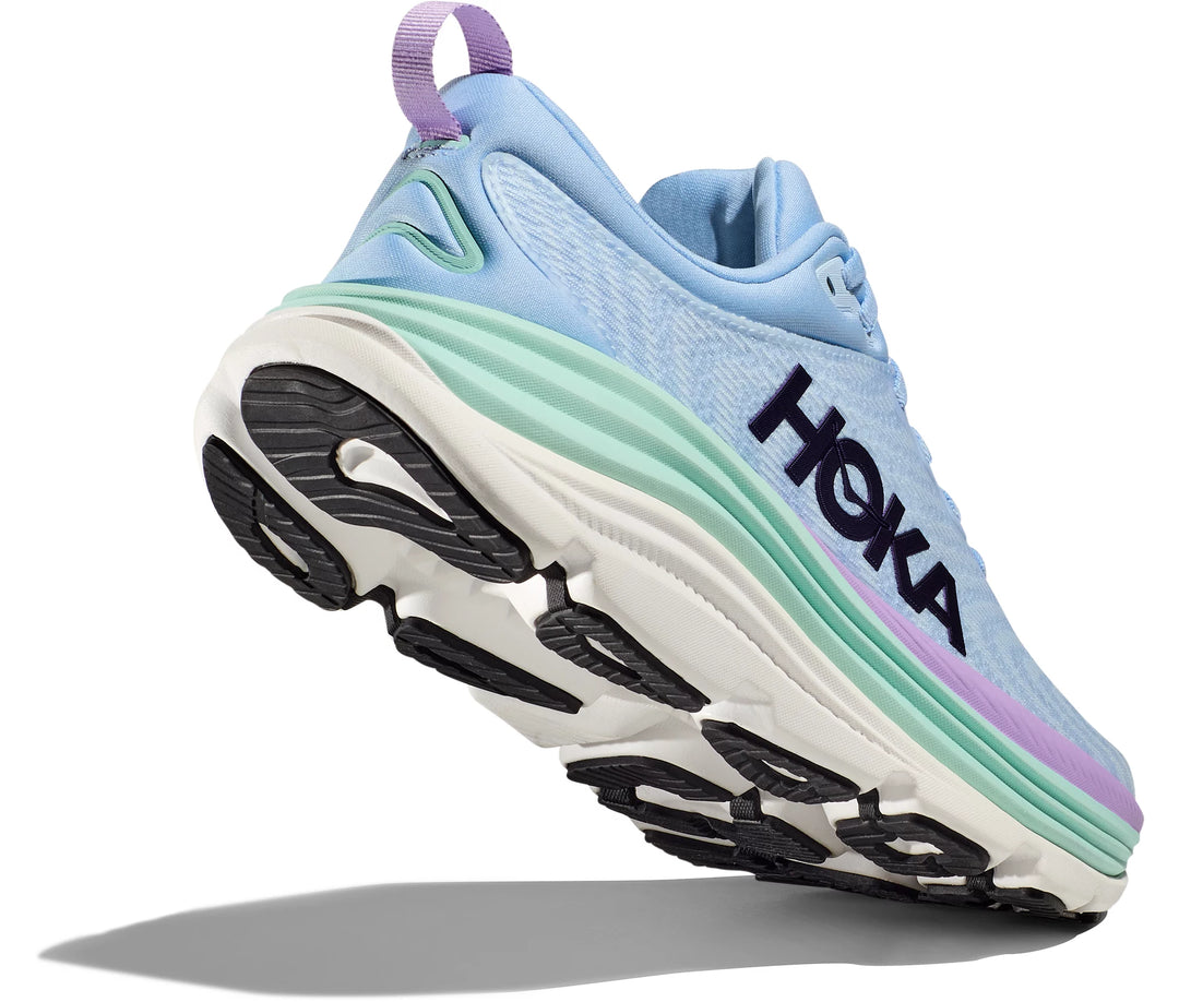 Hoka Gaviota 5 para mujer: azul aireado/océano soleado (1134235-ABSO) 