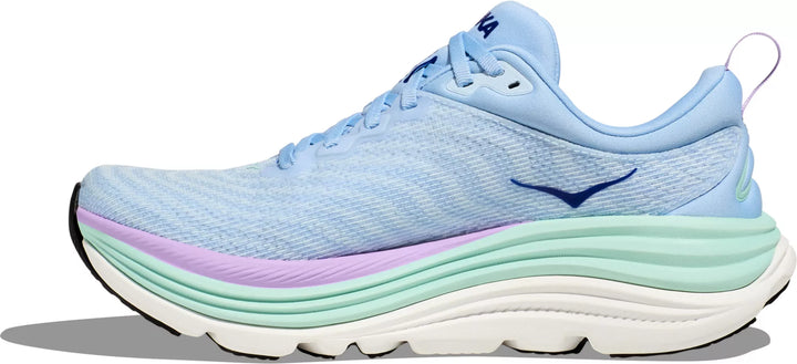 Hoka Gaviota 5 para mujer: azul aireado/océano soleado (1134235-ABSO) 