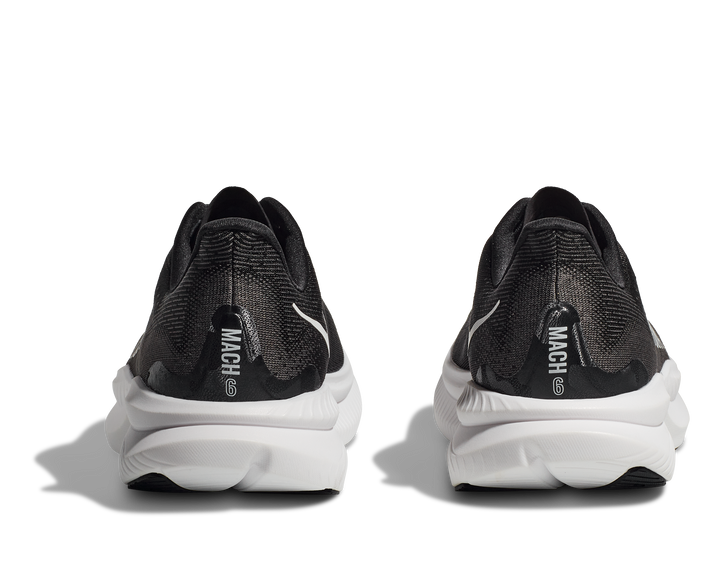 HOKA Men's Mach 6 - BLACK / WHITE