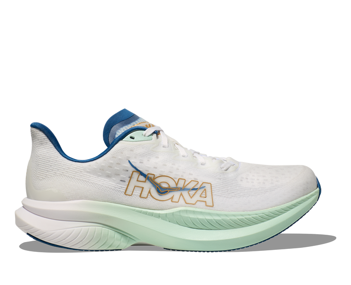 HOKA Men's Mach 6 - FROST / GOLD