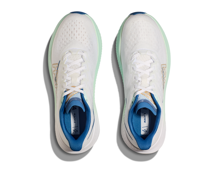 HOKA Men's Mach 6 - FROST / GOLD (Wide)