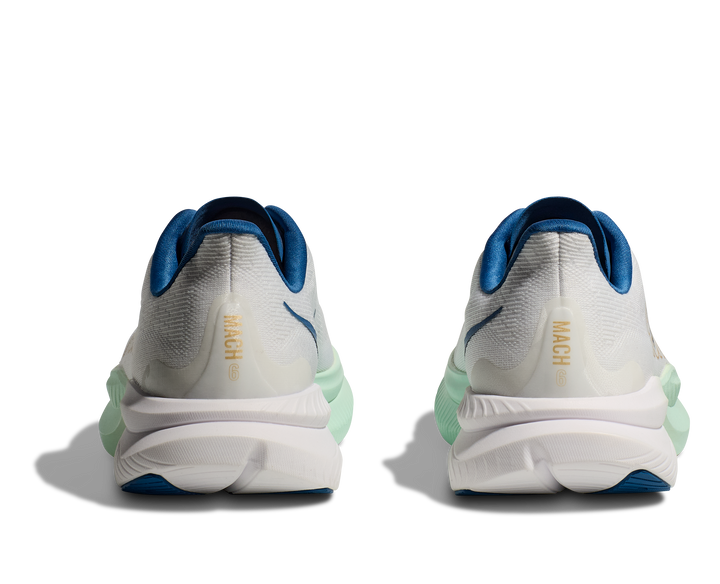 HOKA Men's Mach 6 - FROST / GOLD (Wide)