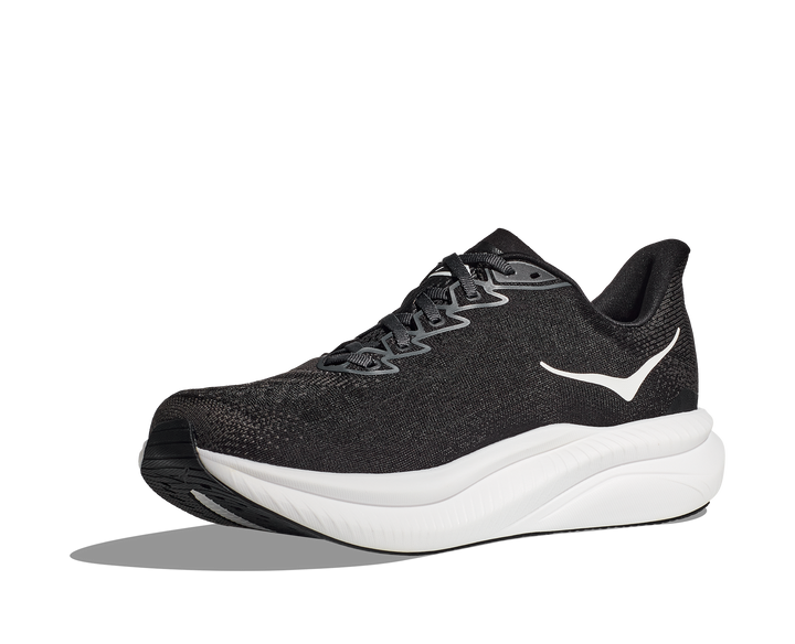 HOKA Women's Mach 6 - BLACK / WHITE