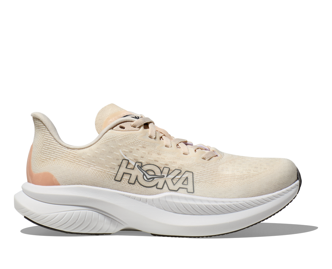 HOKA Women's Mach 6 - EGGNOG / VANILLA