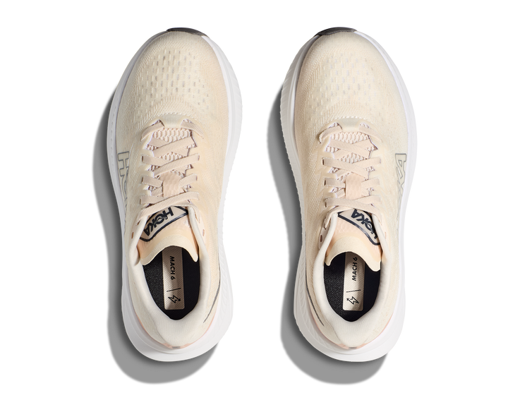 HOKA Women's Mach 6 - EGGNOG / VANILLA