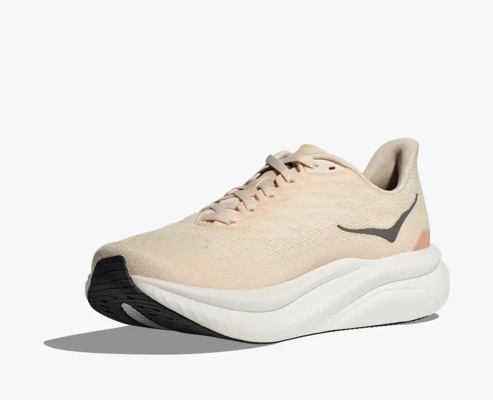 HOKA Women's Mach 6 - EGGNOG / VANILLA (Wide)