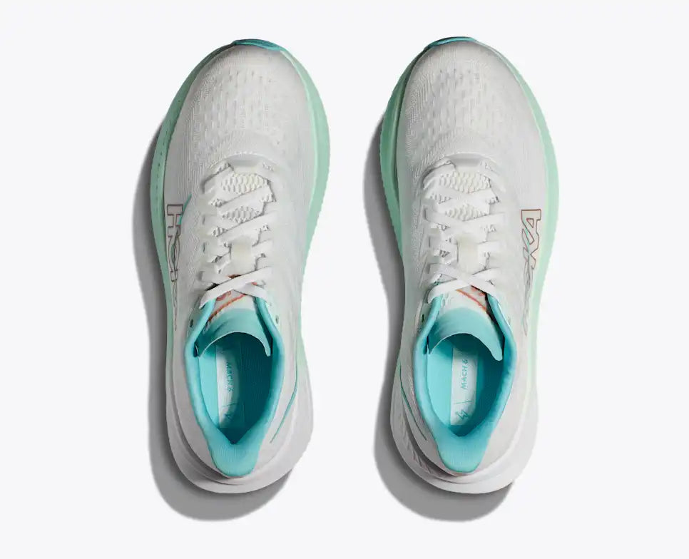 HOKA Women's Mach 6 - FROST / ROSE GOLD (Wide)