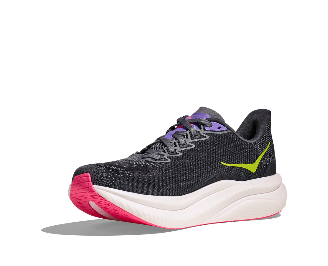 HOKA Women's Mach 6 - GREY SKIES / CHARCOAL GREY