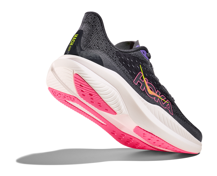 HOKA Women's Mach 6 - GREY SKIES / CHARCOAL GREY