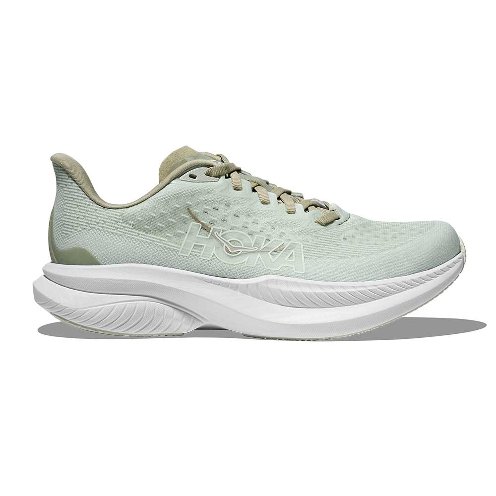 HOKA Women's Mach 6 - OYSTER MUSHROOM / TRUFFLE SALT