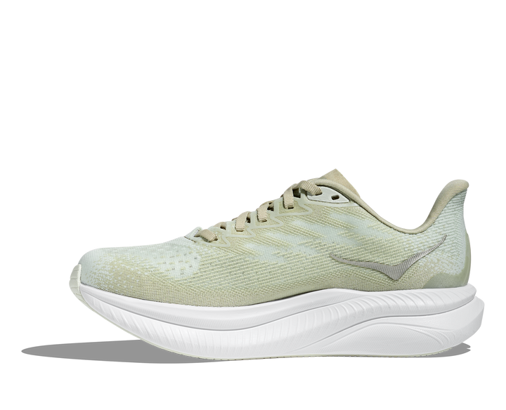 HOKA Women's Mach 6 - OYSTER MUSHROOM / TRUFFLE SALT