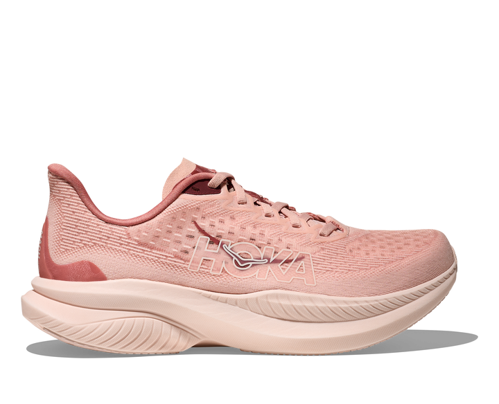 HOKA Women's Mach 6 - ROSE LATTE / BLUSH