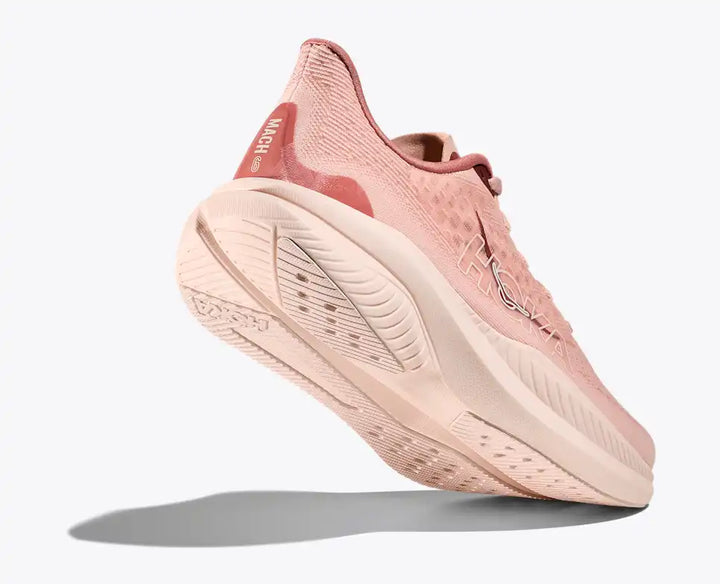 HOKA Women's Mach 6 - ROSE LATTE / BLUSH (Wide)
