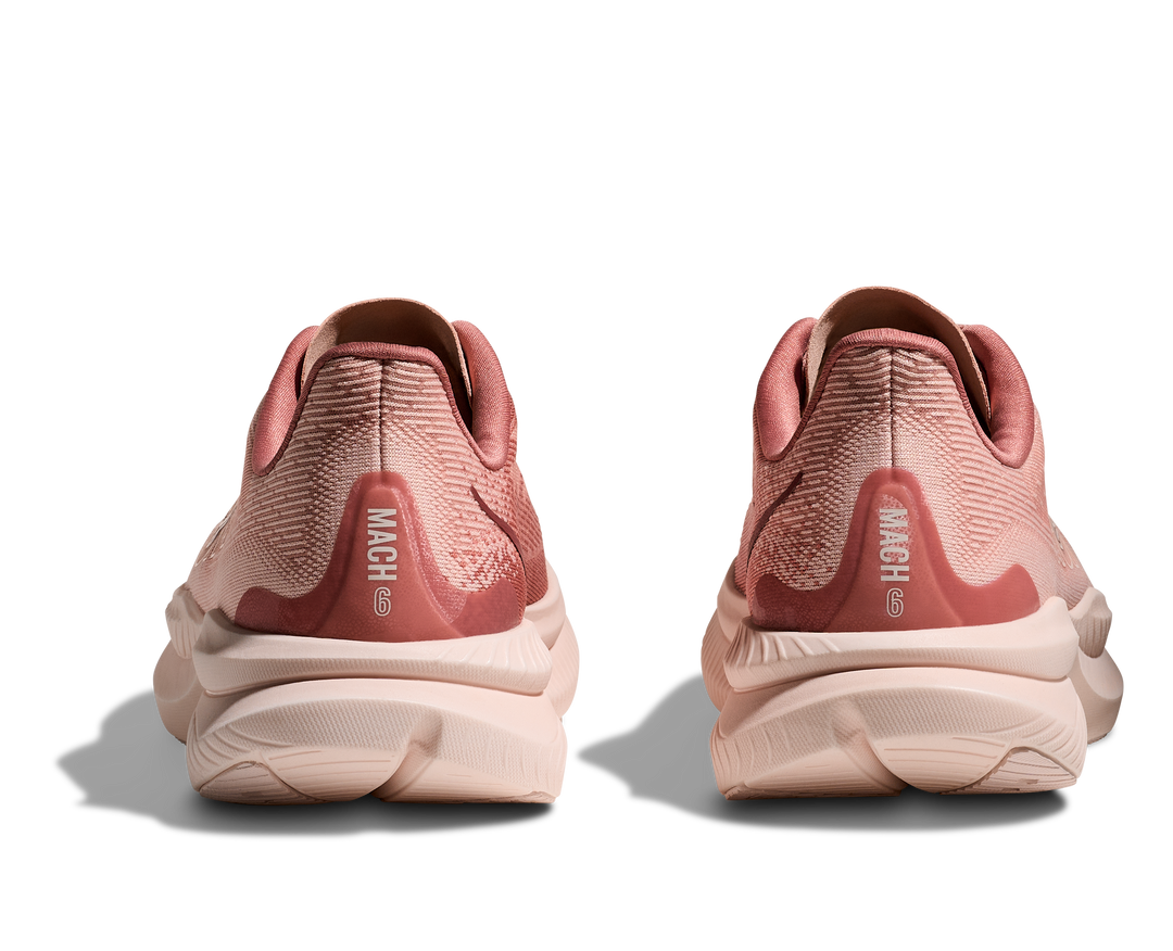 HOKA Women's Mach 6 - ROSE LATTE / BLUSH