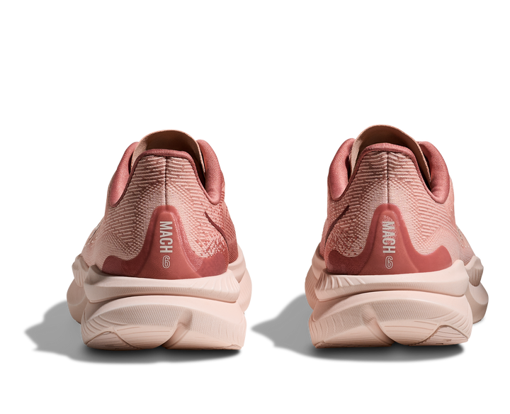 HOKA Women's Mach 6 - ROSE LATTE / BLUSH