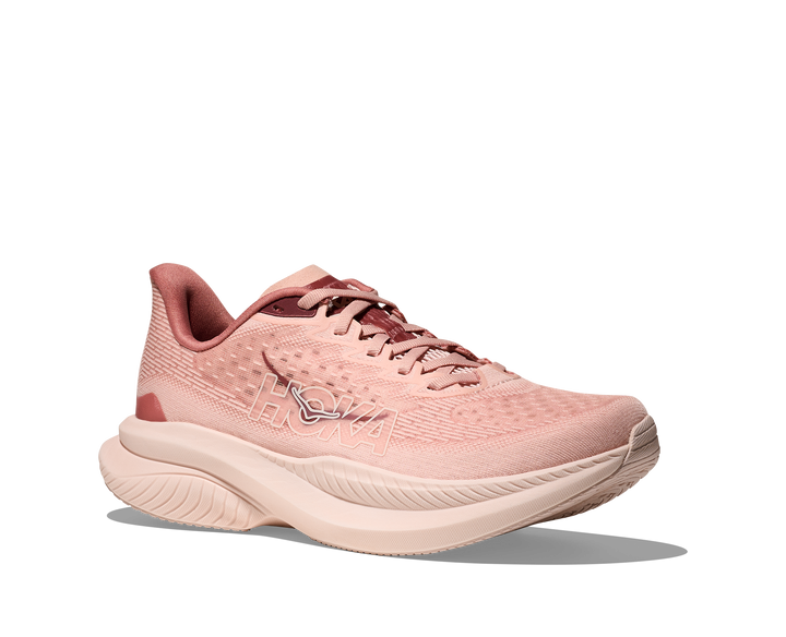 HOKA Women's Mach 6 - ROSE LATTE / BLUSH