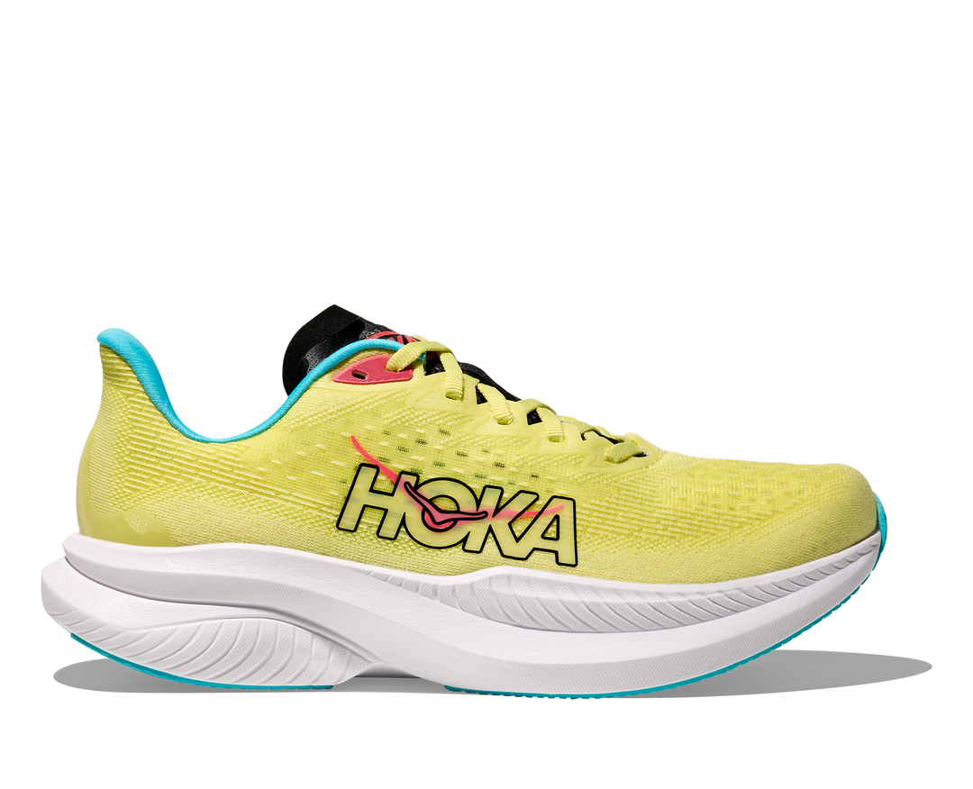 HOKA Women's Mach 6 - YUZU / CIELO BLUE