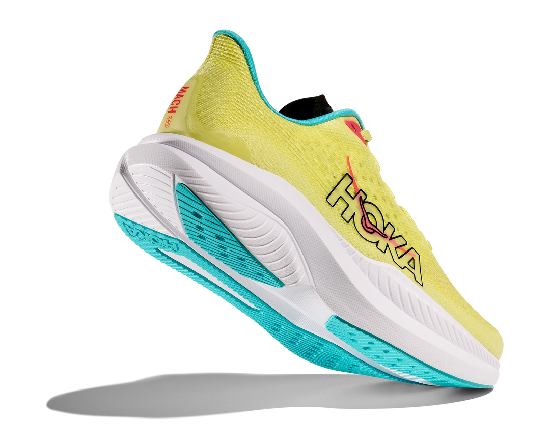 HOKA Women's Mach 6 - YUZU / CIELO BLUE
