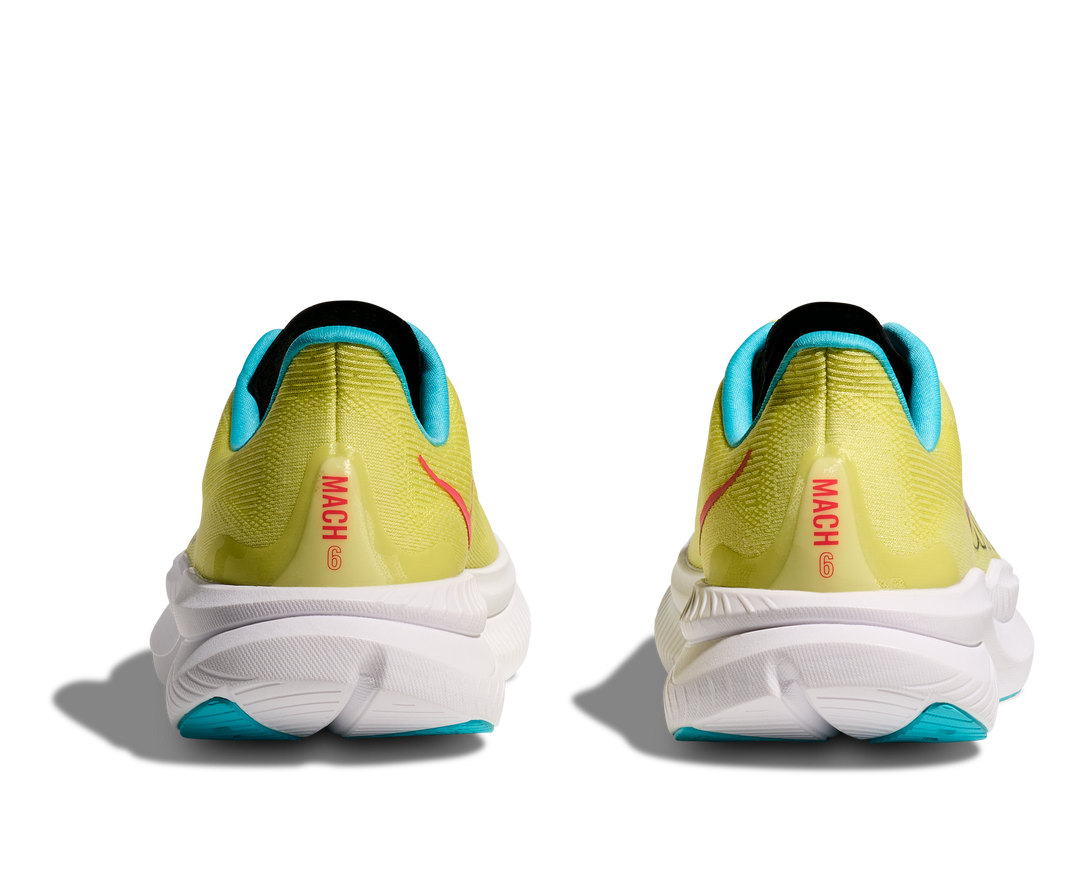 HOKA Women's Mach 6 - YUZU / CIELO BLUE