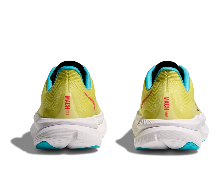 HOKA Women's Mach 6 - YUZU / CIELO BLUE